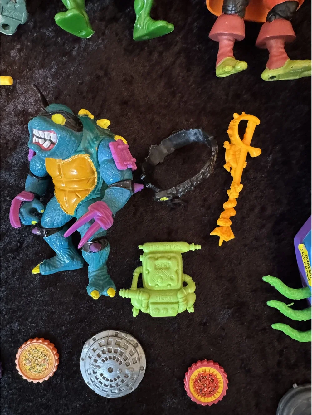 Vintage Teenage Mutant Ninja Turtles Action Figure Collection with Accessories